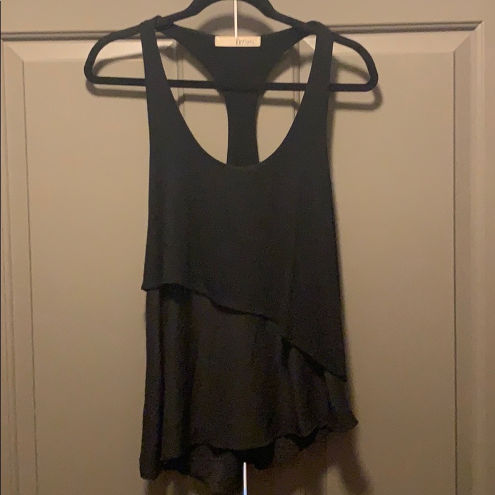 Black tank top